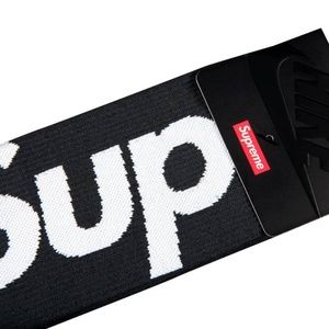 Nike x Supreme SS21 Lightweight Crew Socks (Black/White)